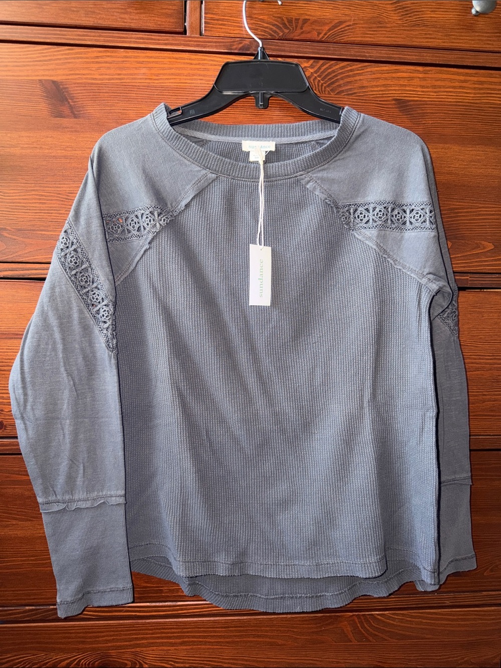 Sundance Liliya Mixed Media Thermal Top NWT